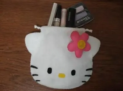 Como hacer portacosmeticos de Hello Kitty