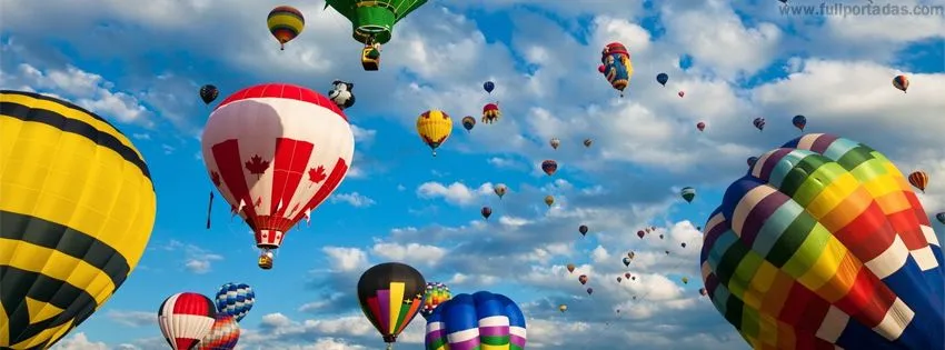 Portada para facebook de Globos aerostáticos