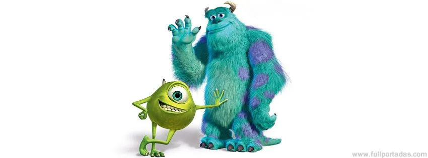 Portada para facebook de Sulley y Wazowski (Monsters inc)