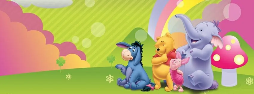 Portada para facebook de Winnie pooh