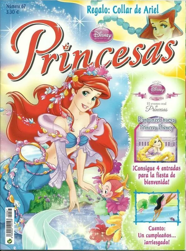 la portada de este número de la revista oficial de Princesas Disney ...