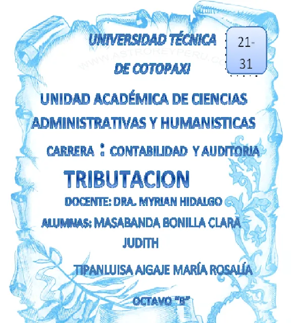 Portada de un portafolio estudiantil - Imagui