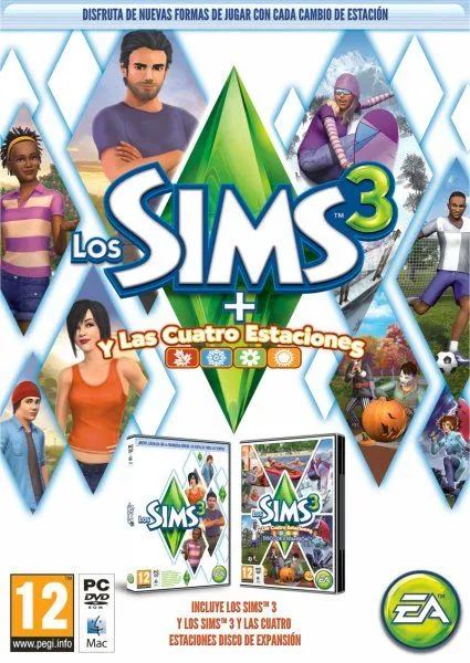 Portadas en Español - Ediciones de Los Sims 3 Y Las Cuatro ...