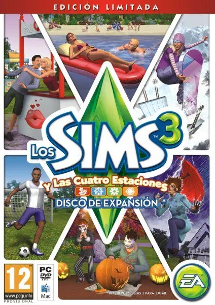 Portadas en Español - Ediciones de Los Sims 3 Y Las Cuatro ...