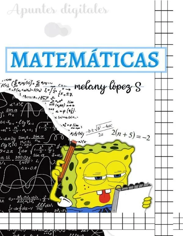 Portadas de matemáticas: fáciles, para imprimir, colorear - Contramarketing