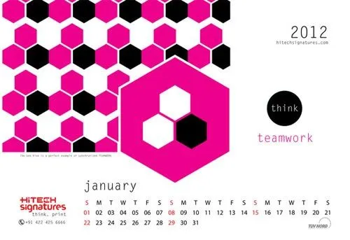 portafolio blog Â» Blog Archive » Calendario 2012 con figuras ...