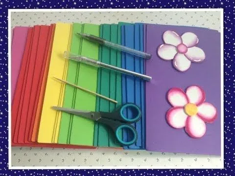 COMO HACER UN PORTAFOLIO EN FOMI, GOMA EVA, MICROPOROSO | goma eva ...