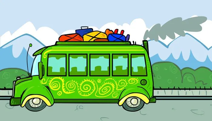 Bus caricatura - Imagui