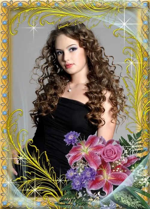 IMAGENES PARA FACEBOOK: Portaretrato .psd con flores para colocar ...