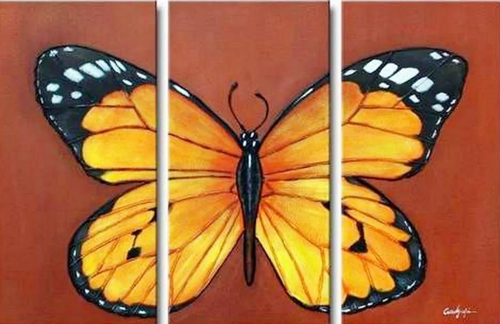 Pinturas de mariposas abstractas | El club del arte, pinturas