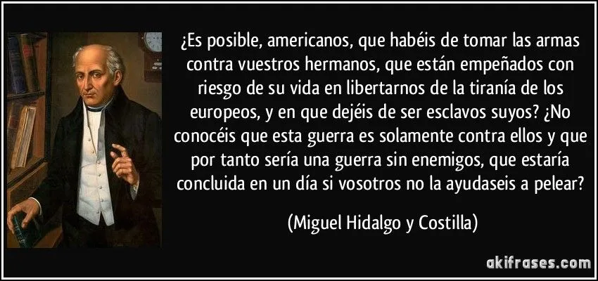 Es posible, americanos, que habéis de tomar las armas contra...