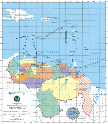 Posición geográfica y limites de Venezuela. - Tareas Completas