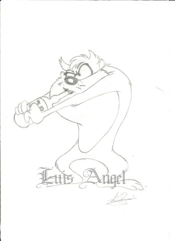 Dibujos a lápiz de los Looney Tunes - Imagui