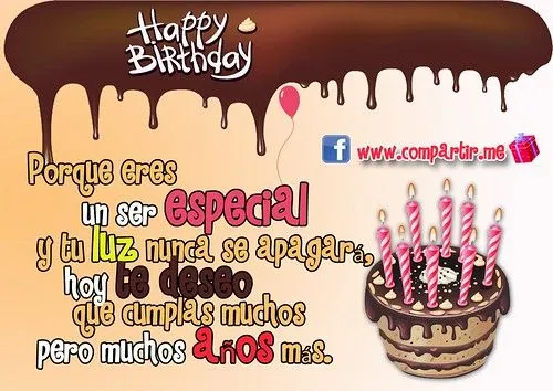 Postal de Feliz Cumpleaños con frase especial en full HD | Flickr ...