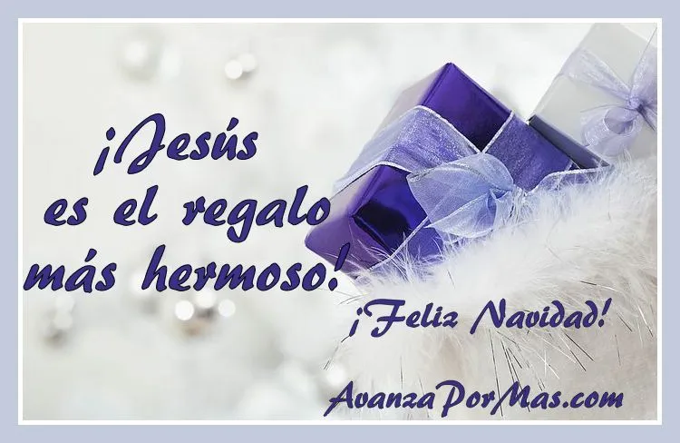 POSTAL) "¡Jesús es el regalo más hermoso!" -> Imágenes Cristianas