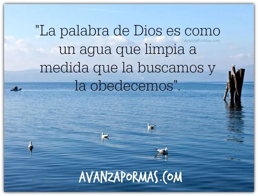 POSTAL) "La palabra de Dios es como un agua limpia.." -> Imágenes ...