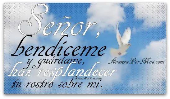 POSTAL) "SEÑOR: Bendíceme y guardame..." -> Imágenes Cristianas