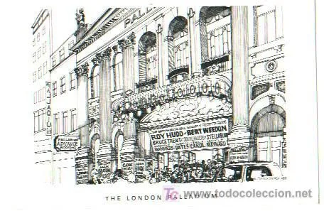 postal de teatro london palladium (londres) - Comprar Dibujos ...