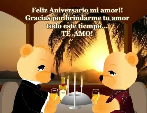 Postales para Desear Feliz Aniversario | Te Amo Web - Imagenes de amor