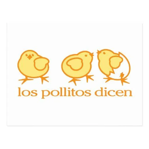 Postcard by Los Pollitos Dicen at Zazzle.