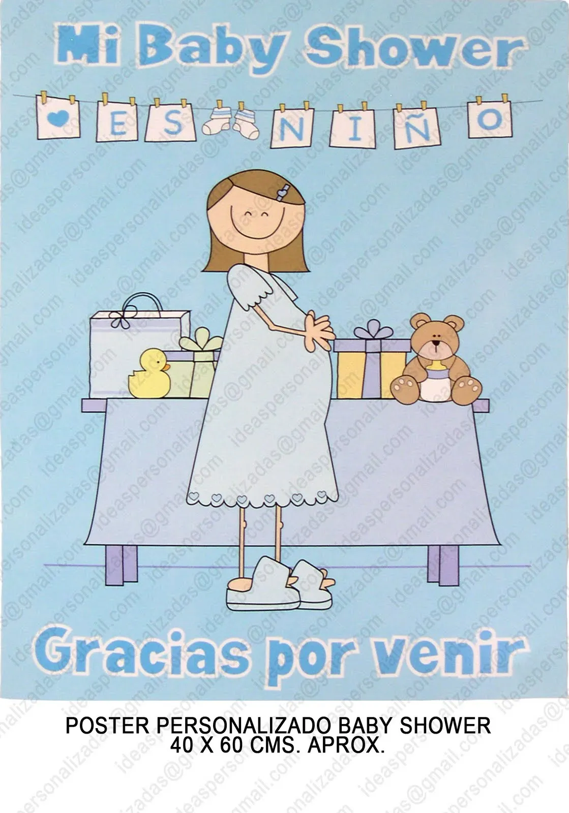 POSTER BABY SHOWER | Regalos e Ideas Personalizadas