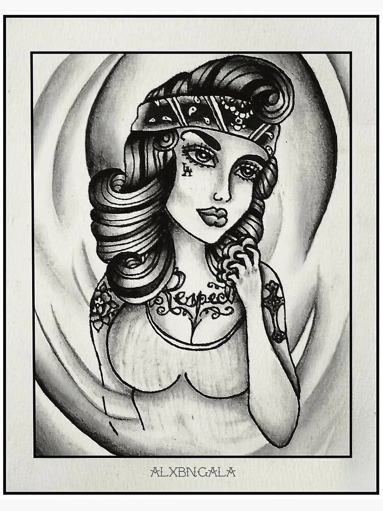 Póster for Sale con la obra «Respeto a Chola» de alxbngala | Redbubble