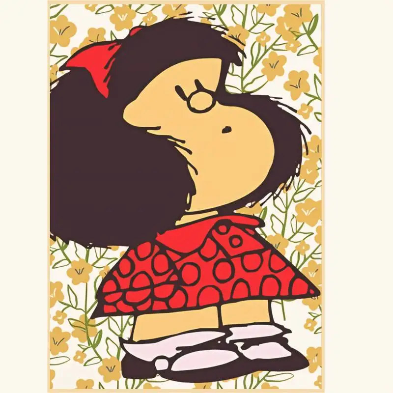 Póster de Mafalda Retro Para decoración del hogar, póster artístico de  colección de imágenes, papel tapiz, cafetería - AliExpress