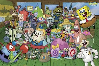 Poster Personajes de Bob Esponja | Blog Esponja