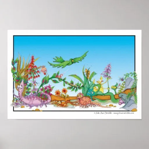 Posters Selva Tropical Del Dibujo Animado | Diseños de posters e ...