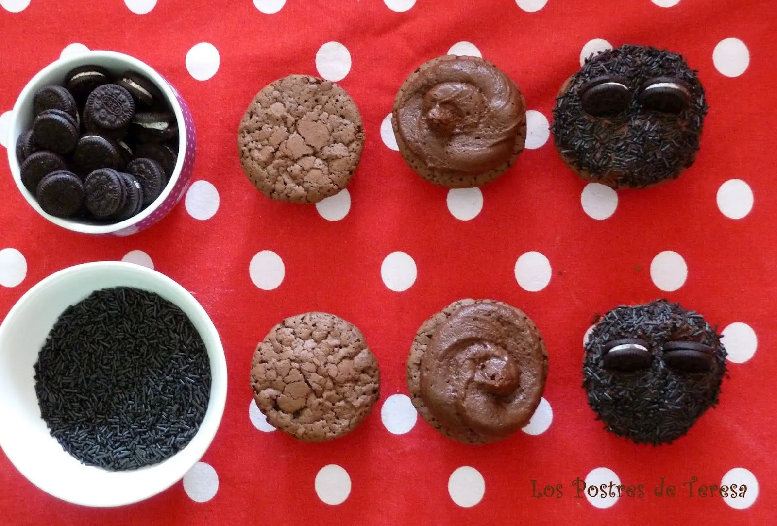 Los Postres de Teresa: Brownie Cupcakes