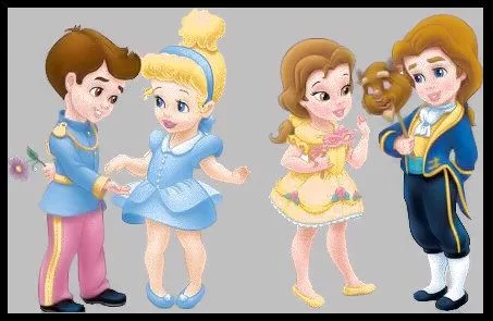 Rayito de Colores: Imagenes de Princesas Bebes de Disney