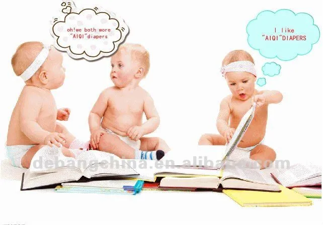 Precioso diseño de dibujos animados bebé pantalones/pañales ...