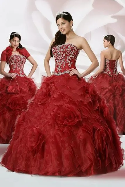 Preciosos Vestidos de Fiesta de 15 Años de varios colores ...