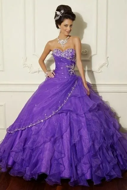 Preciosos Vestidos de Fiesta de 15 Años de varios colores ...