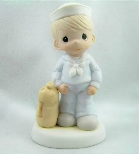 Precious Moments Bless Those Who Serve Their Country Navy Figurine ...