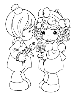 Precious Moments Coloring Pages | Pictures To Color and Print