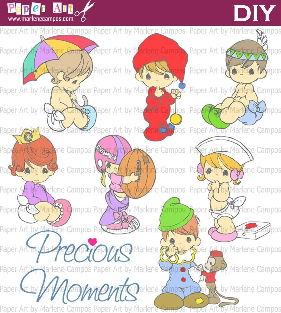 Precious Moments Digital Clip Art, digital images, scrapbooking ...