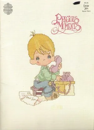 Precious Moments PM-3 Cross Stitch Pattern Book by Gloria & Pat