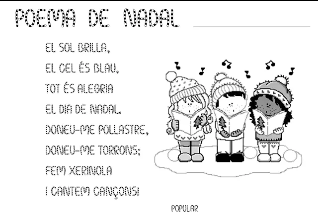 PREESCOLARES: poemas y gifs navideños