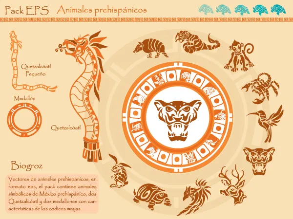 Prehispanicos Animals Vector Free | Free Vector Graphics Download ...