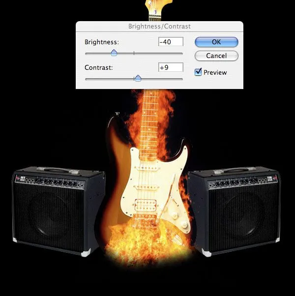 Prende fuego tu guitarra en photoshop - Taringa!