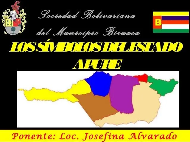 Presenatcion de los simbolos del estado apure