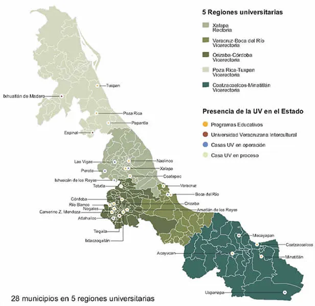 Presencia social y cobertura de la Universidad Veracruzana ...