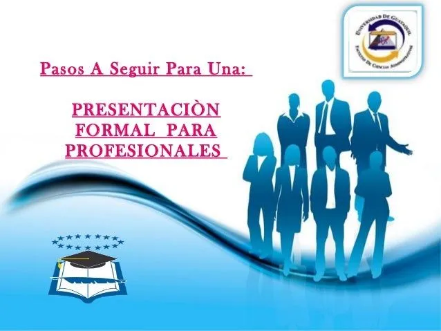 Presentacion de diapositivas para profesionales.