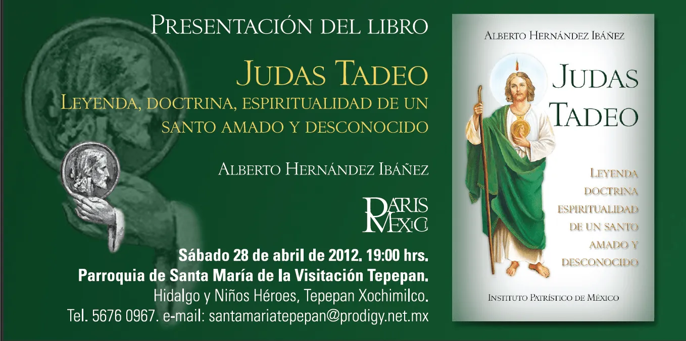 Presentación Libro San Judas Tadeo – Coordinación de Pastoral Urbana