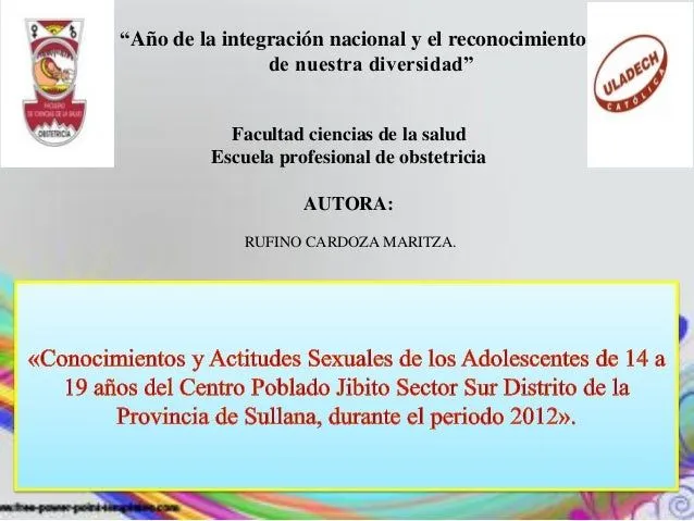 Presentación de ppt de tesis