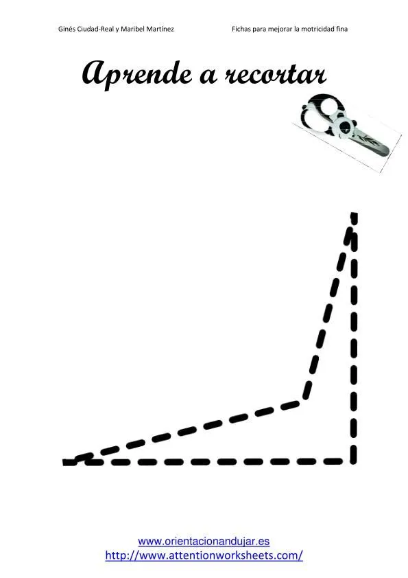 Primaria recortar figuras lineas rectas -Orientacion Andujar