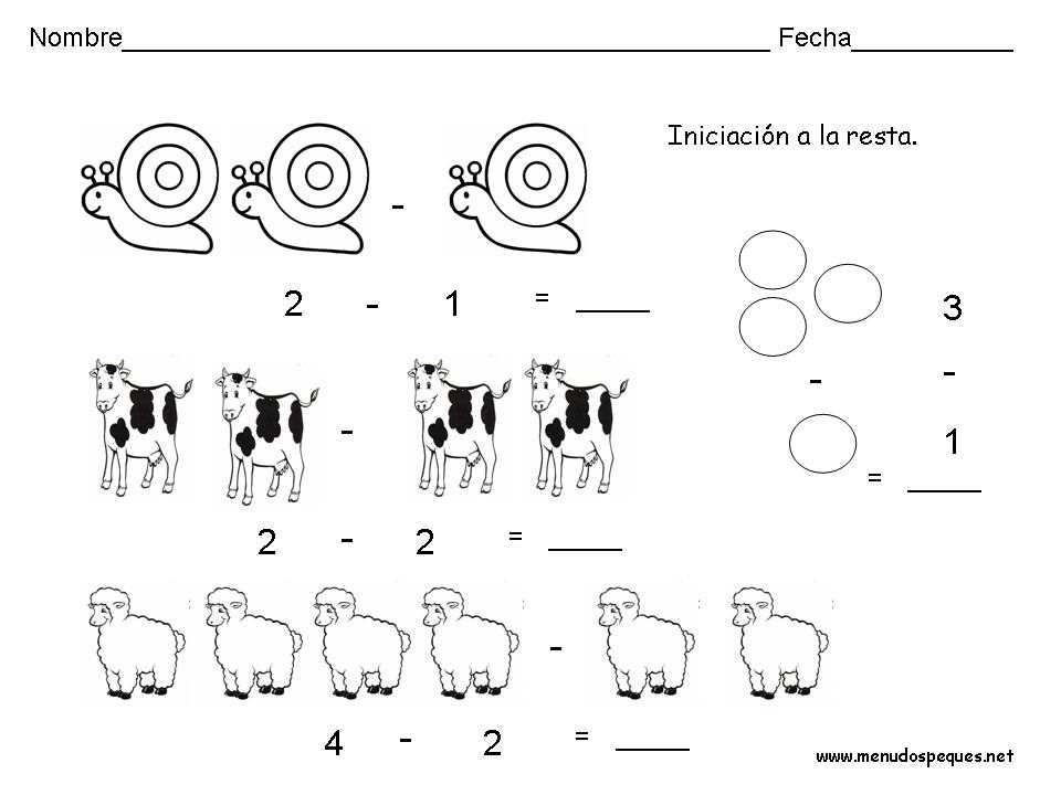 Primeras Operaciones | Fichas didácticas para infantil y primaria ...