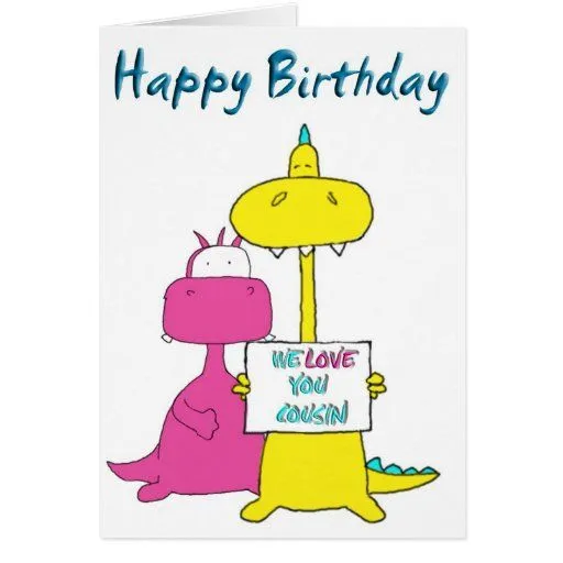 Primo del feliz cumpleaños felicitación | Zazzle