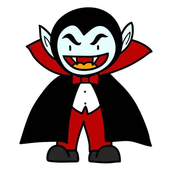 Prince Dracula on a white background vector illustration cartoon ...